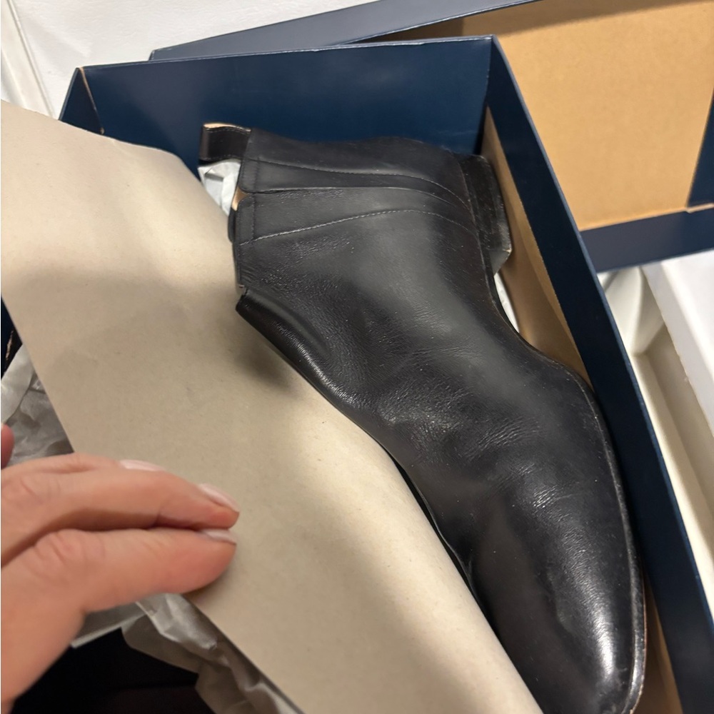 Cole Haan Black Leather Booties